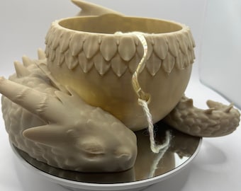 Dragon Yarn Bowl X-Large | 3D Printed | Yarn/Crochet Accessories - Hobby Knitting - Crochet - Dragon Bowl - Dragon Decor - Fantasy Decor