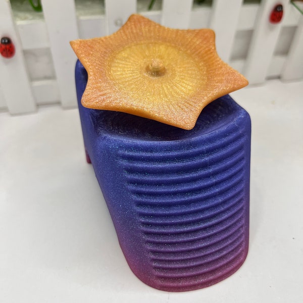 Tilt - A - Whirl Hermit Crab Star Saucer | 3D Printed | Hours of Fun and Play - Nursery Fun Item - Hermit Crab Accessories