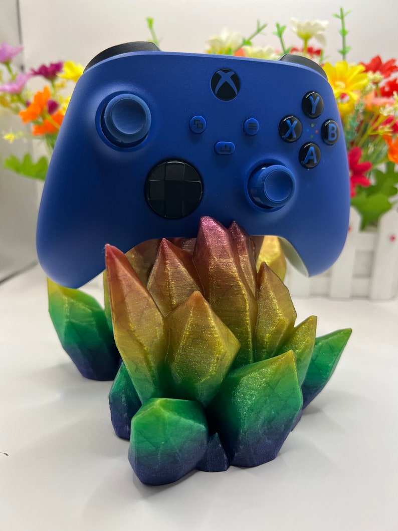 Crystal Controller Holder - Stand | 3D Printed | Controller Accessories ...