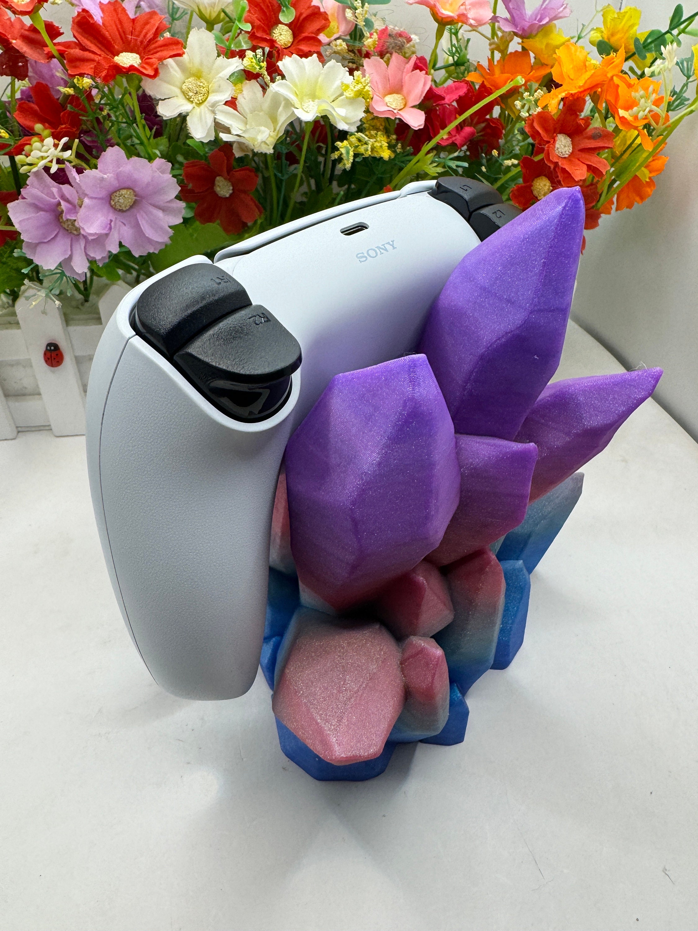 Crystal Controller Holder - Stand | 3D Printed | Controller Accessories ...