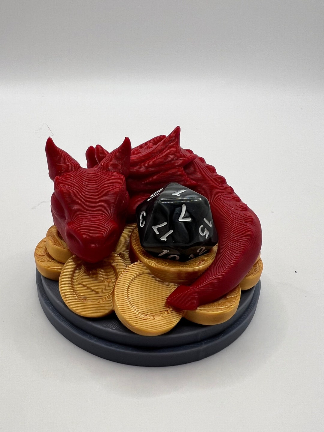 Baby Dragon 3D Printed Dice Guardian Dice Jail Dice Holder Etsy