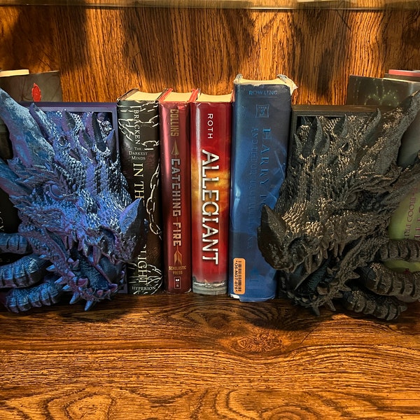 Dragon Bookends - Etsy