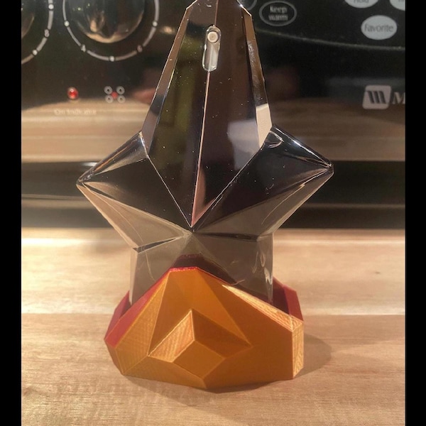 Soporte para perfumes Mugler Star de 50 ml y 25 ml / Impresión 3D / Soporte de viaje de cristal - Soporte para perfumes - Accesorios para perfumes