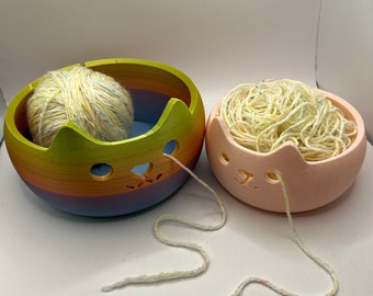 Cute Cat Bowl for Yarn, Trinkets, Candy, Jewelry, or Coins 