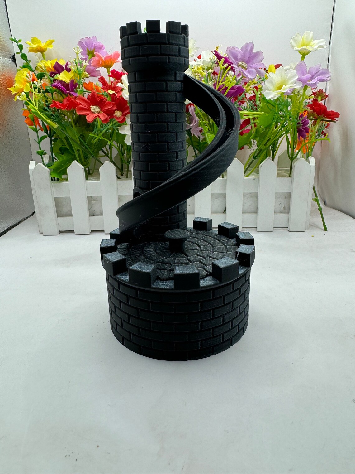 Castle Coin Bank | 3D Printed | Castle Coin Bank With Slide - Medieval ...