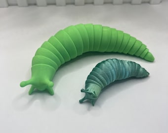 Slug Fidget Toy Articulated | 3D Printed | Fidget Toy - Stress Toy