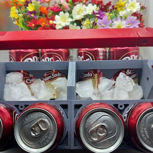 V8 Engine Ice Block | 3D Printed | Can Cooler - 8 Can + Ice Cooler - Fathers Day Gift