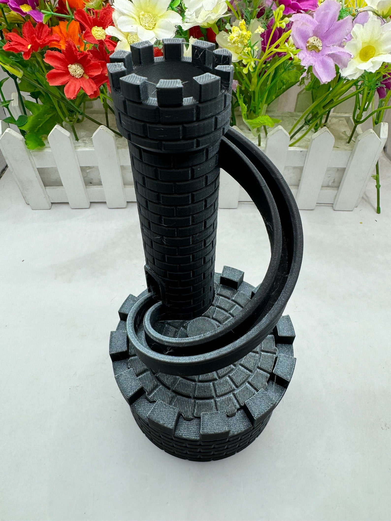 Castle Coin Bank | 3D Printed | Castle Coin Bank With Slide - Medieval ...