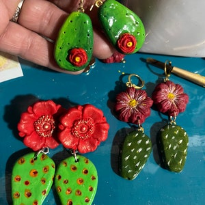 NOPALES EARRINGS- ACACIA BRWN