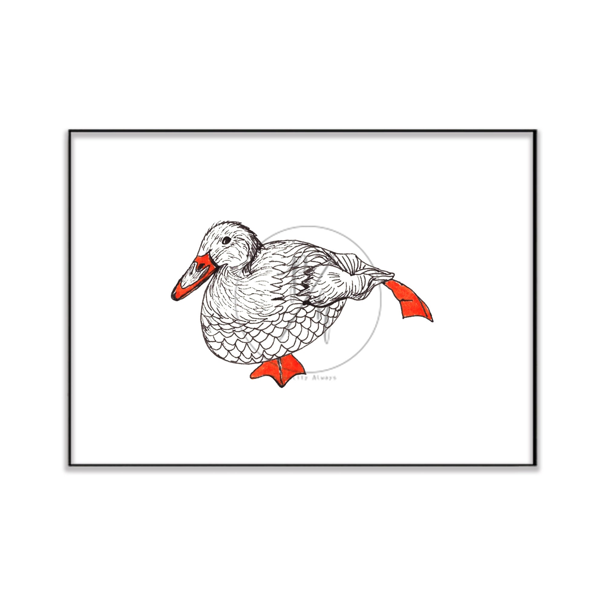 Duck Duck Feet Printable Digital Download Instant Download | Etsy