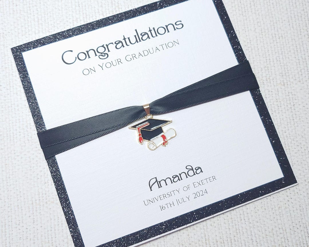 Handmade Personalised Graduation Card Card, Luxury Graduation Card ...