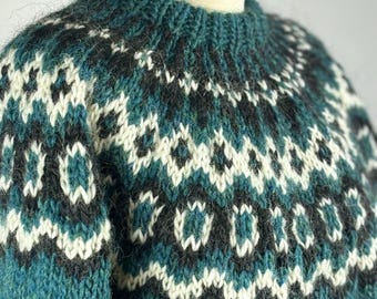 Icelandic sweater, sweater, winter, boho