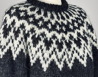 Suéter islandês, suéter de inverno, suéter