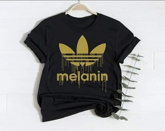 adidas dripping logo t shirt