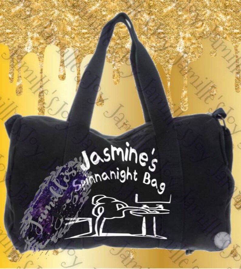Spinnanight Bag Spend the Night Bag Hoe Bag Sleepover Bag Etsy