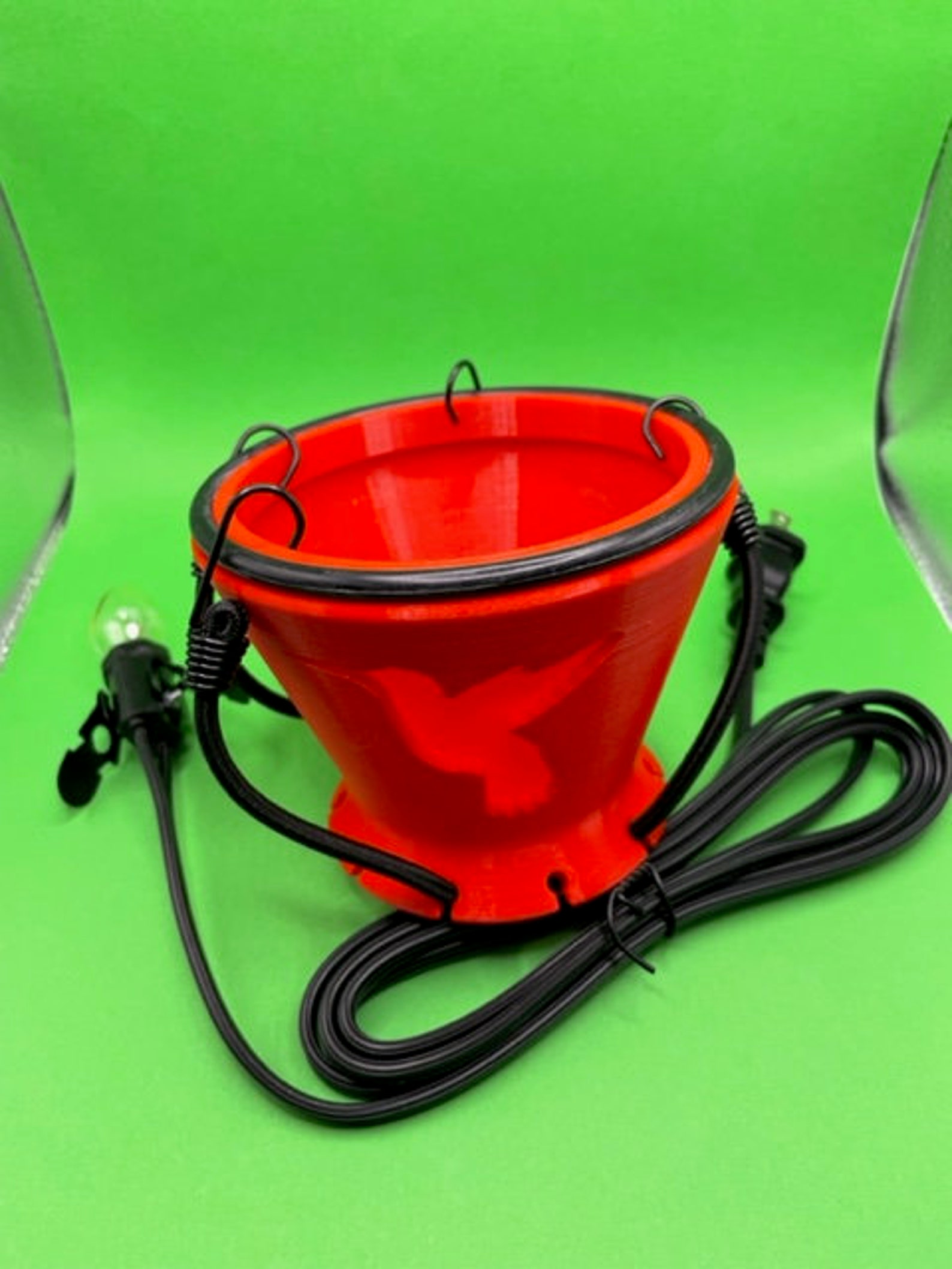 Hummingbird Feeder Heater V2 7W Bulb Included. designed Etsy