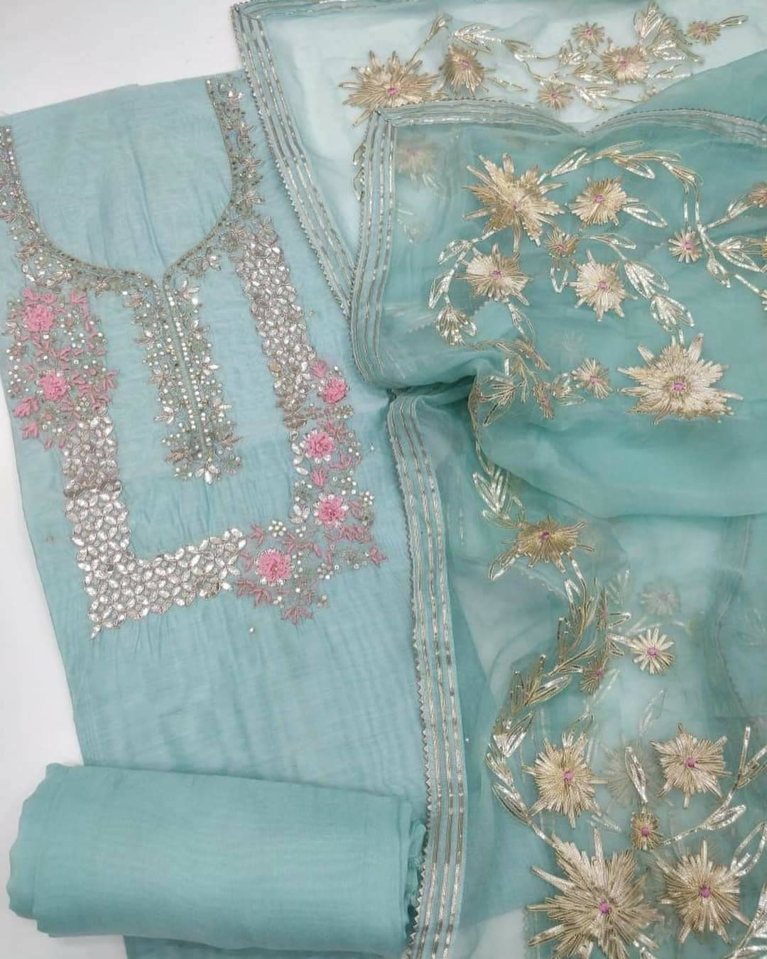 ATHARVA Hand Embroidery Salwar Kameez/embroidery - Etsy