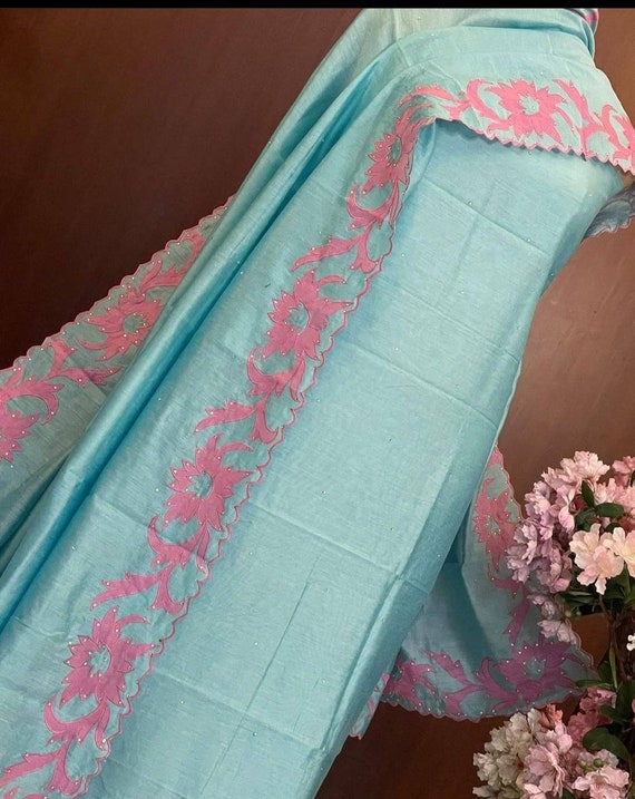 The Best Applique Work Suites Available for sale Buy online New design  Applique Sindhi wor… | Sleeves designs for dresses, Fancy dress design,  Dress design patterns