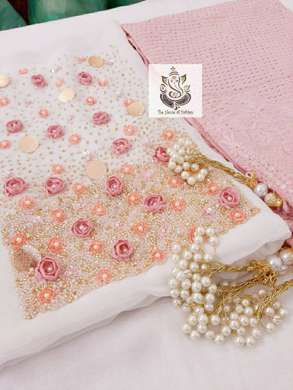 Beads work churidar materials online shop