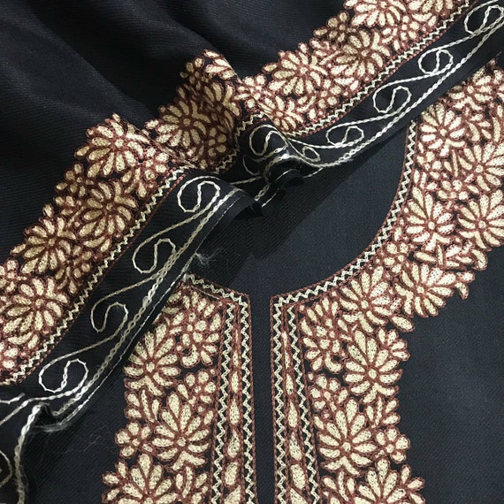 ⭐️パキスタン　Aari  Kashmiri 刺繍　Hashia Pashmina pashtush-pashmina-pashtush-