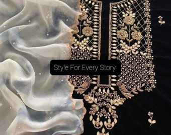 dabka work designer suits