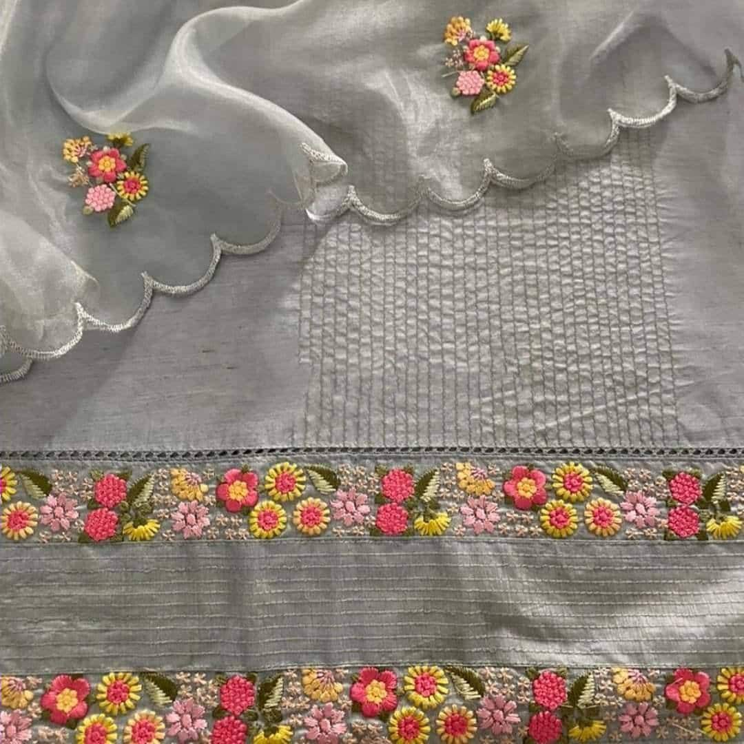 Machine Embroidery Designs Punjabi Dress Hand Patterns Party Wear