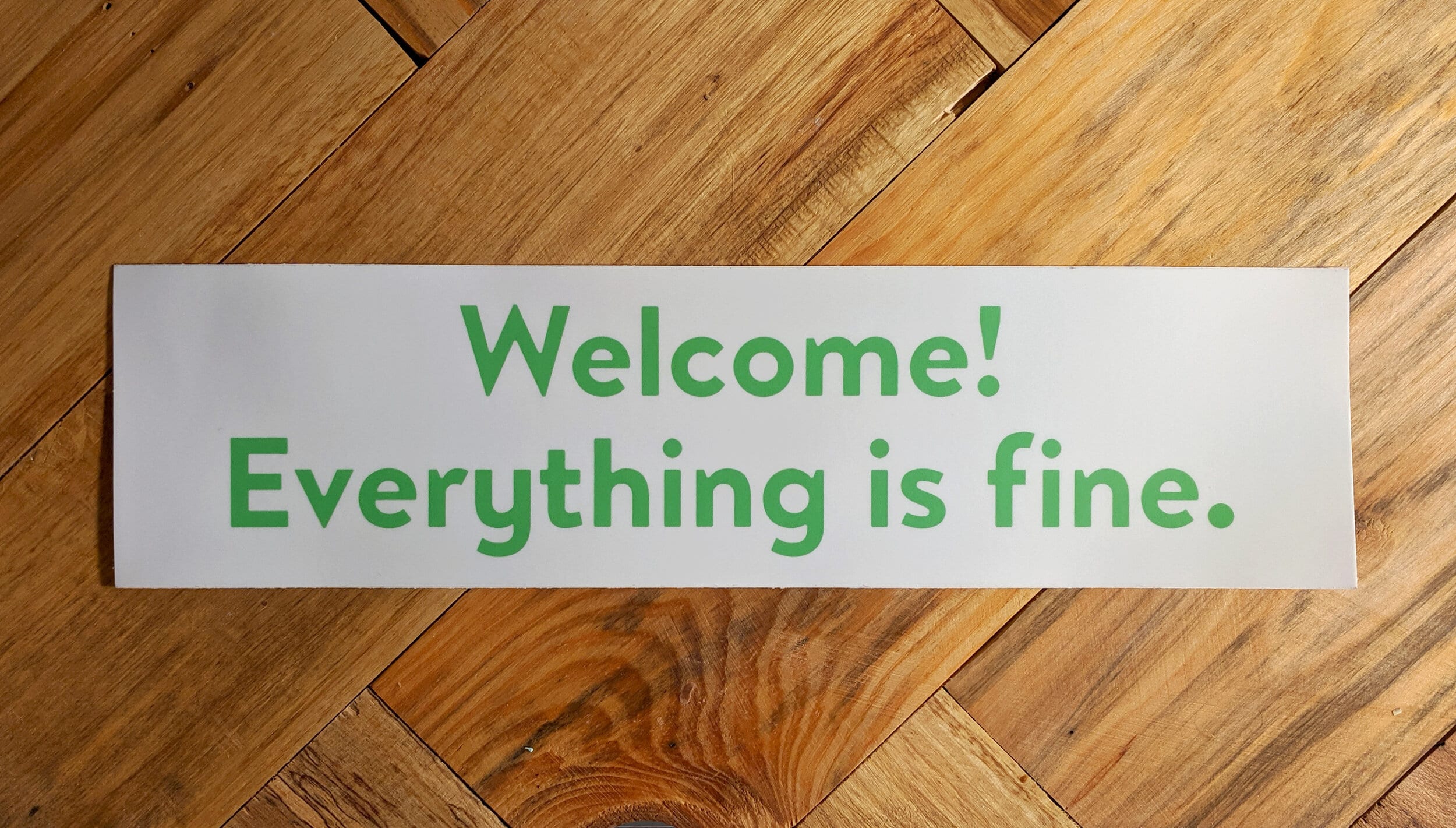 EVERYTHING is FINE vinyl bumper sticker afterlife Etsy
