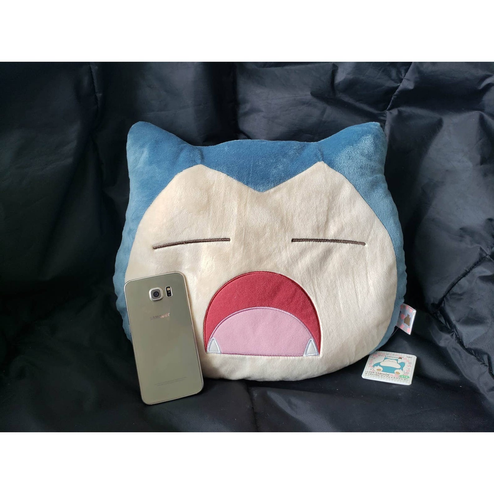 Snorlax Face Cushion Pillow plush Banpresto Bandai Free | Etsy