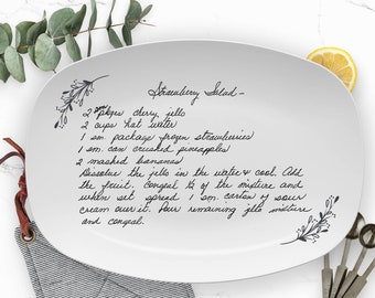 Handwritten Recipe Personalized Platter