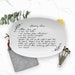 Handwritten Recipe Personalized Platter 