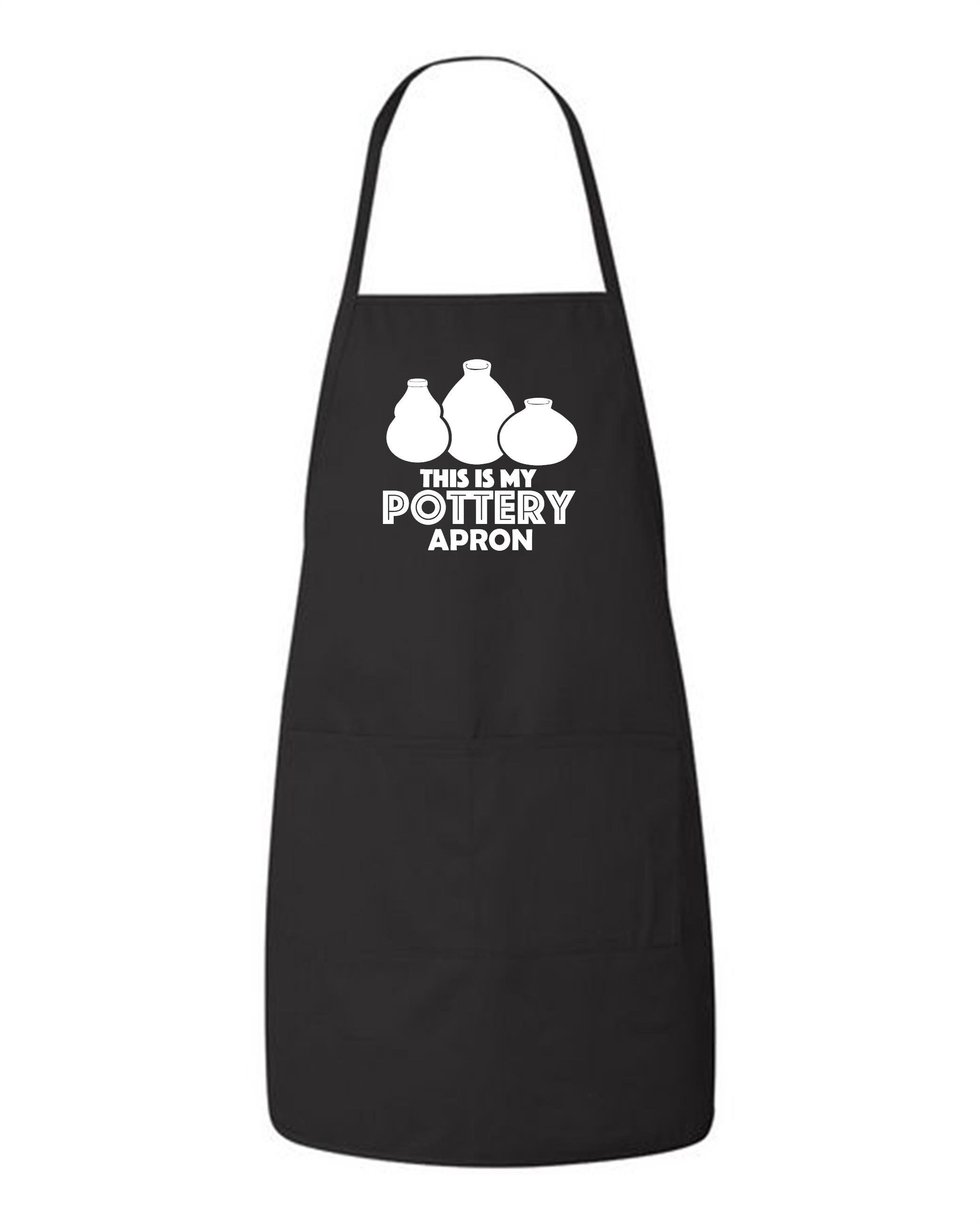 This is My Pottery Apron/craft Apron/apron With Pockets/gift for
