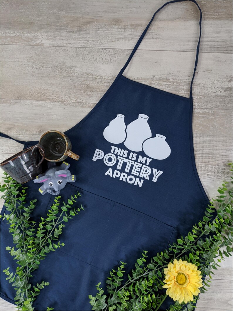 This is My Pottery Apron/craft Apron/apron With Pockets/gift for