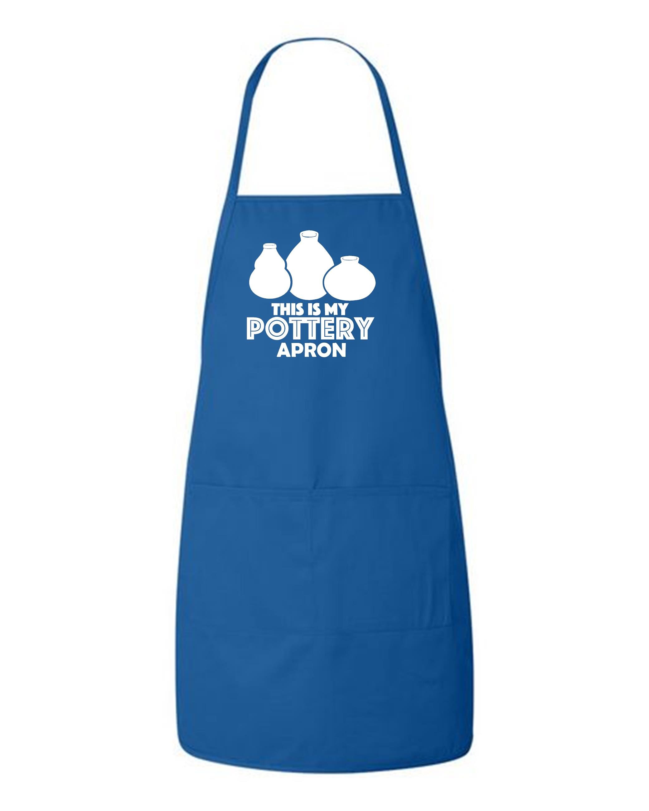 This is My Pottery Apron/craft Apron/apron With Pockets/gift for