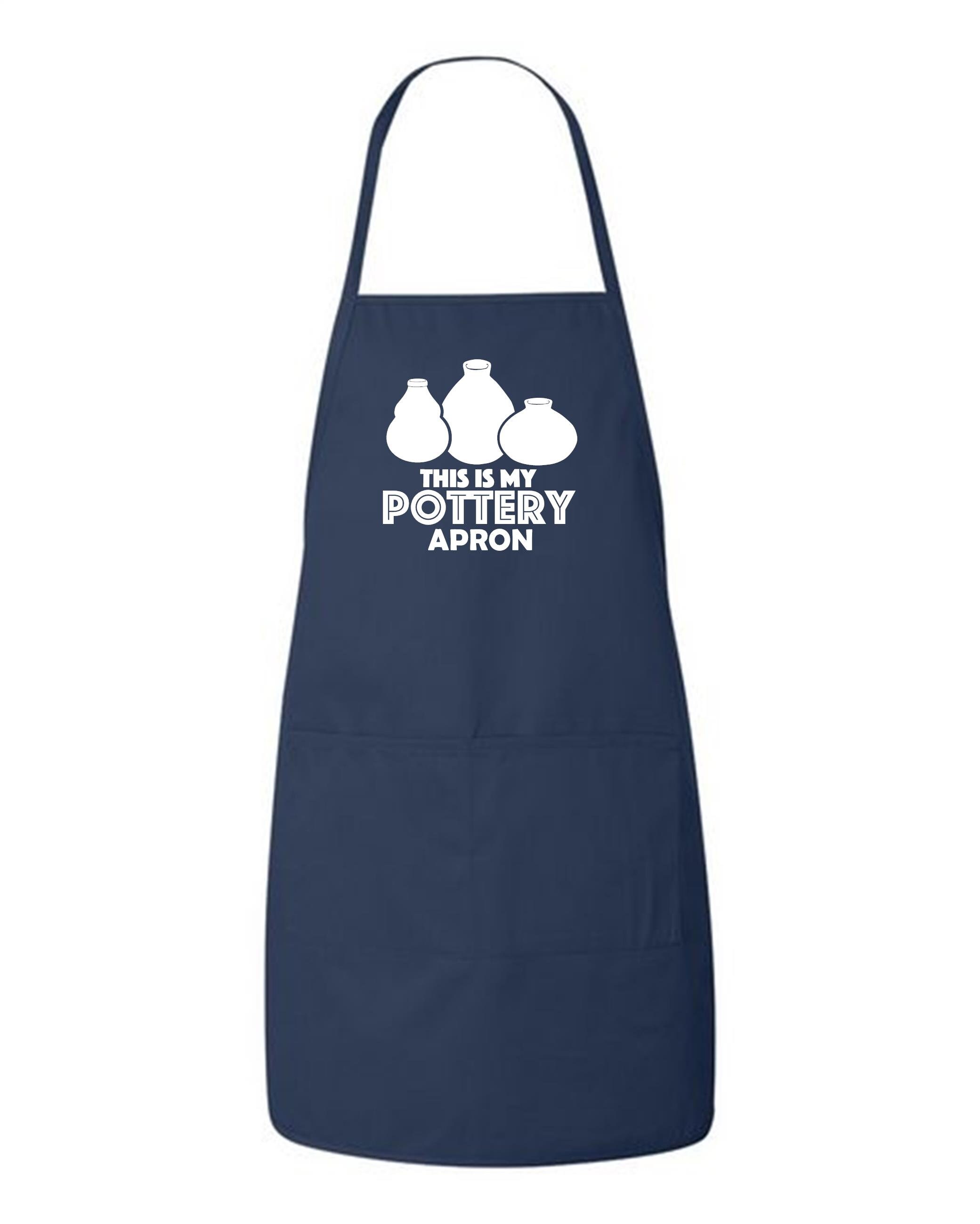 This is My Pottery Apron/craft Apron/apron With Pockets/gift for