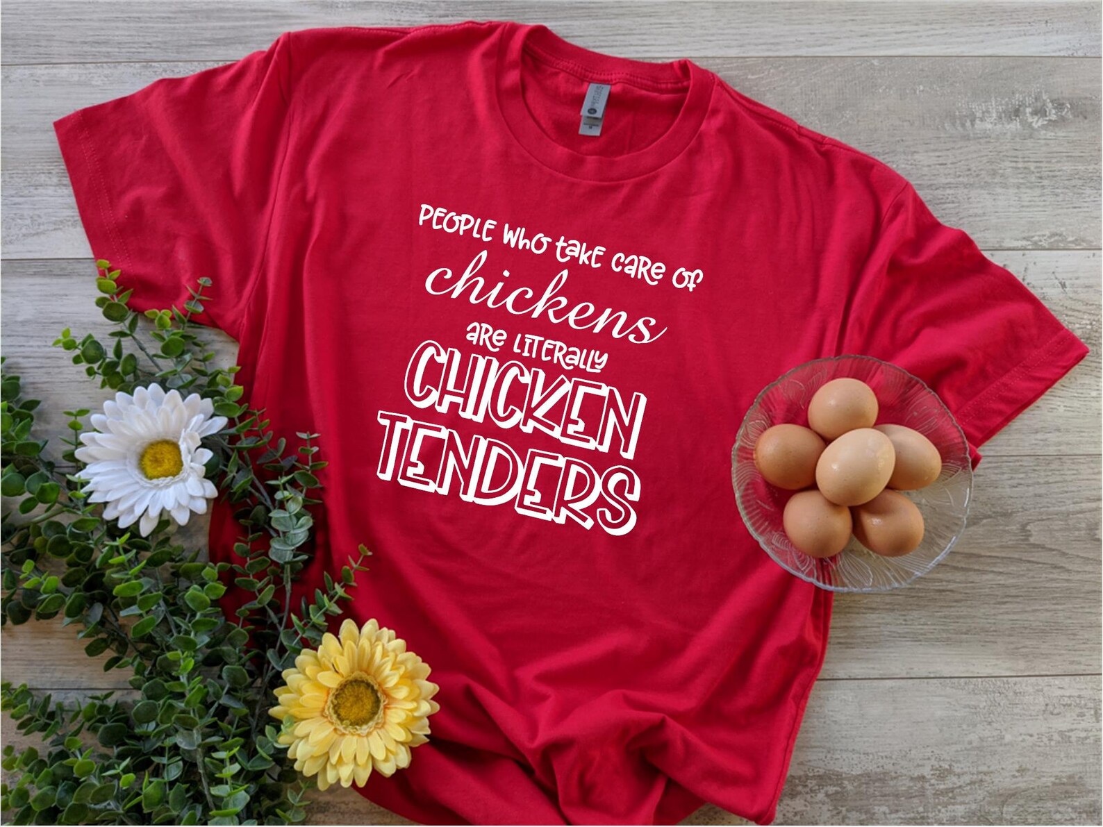 People Who Take Care of Chickens Are Chicken Tender/funny Farm Quote