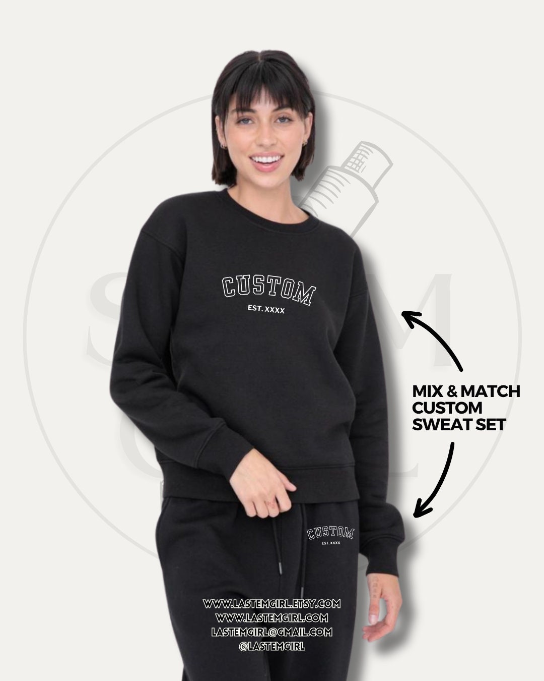 Custom sweat new arrivals