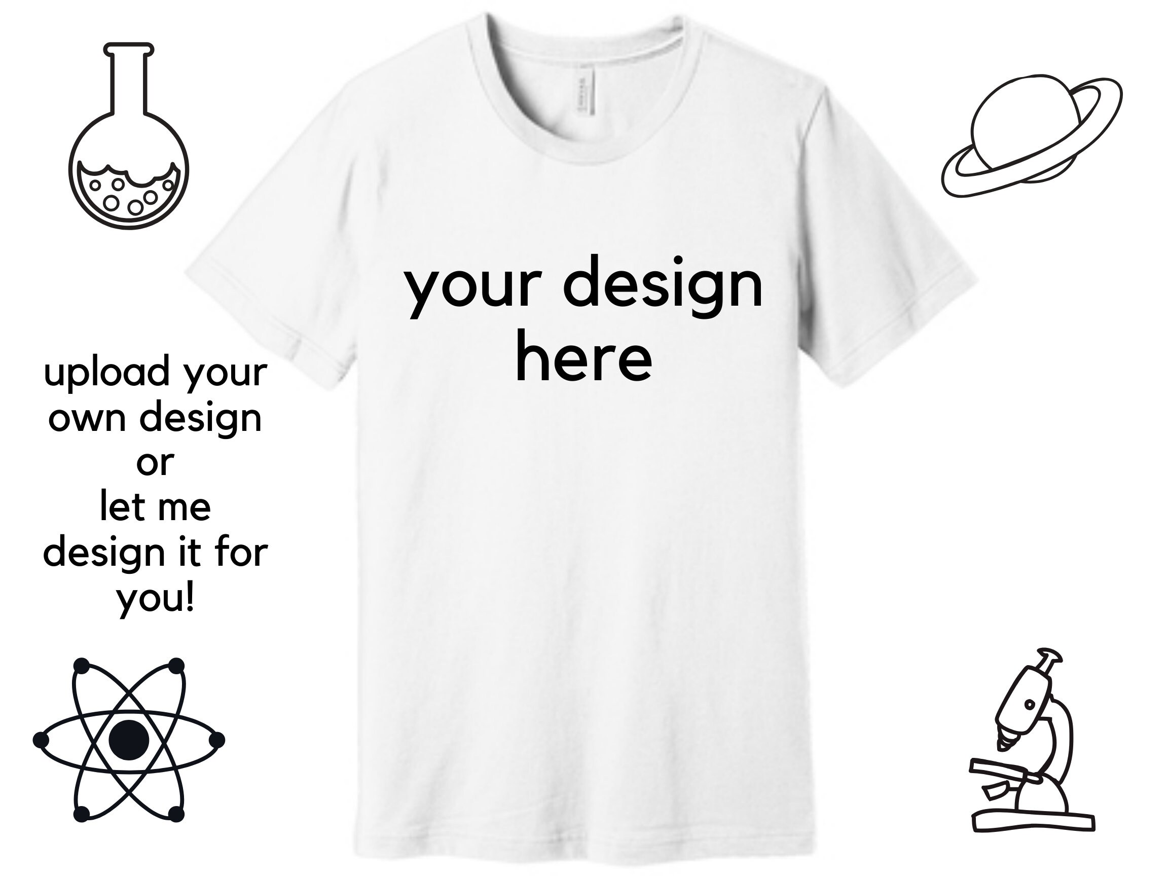 Custom Design Shirt Embroidered Shirt Upload Your Own | Etsy