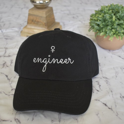 Female Engineer Embroidered Adjustable 