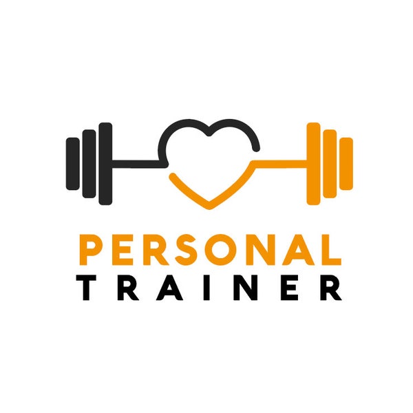 Premade Professional Personal Trainer Gym Fitness Salute Azienda Weight Training Business Logo Design Branding