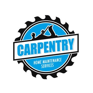 Premade Generic Carpentry Woodwork Handyman Masculine Trade Saw Home Maintenance Tools Brand Business Logo Design Branding