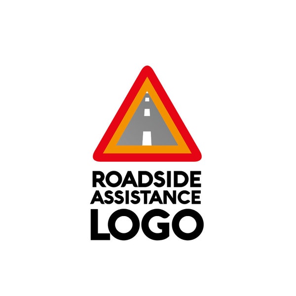 Pre-made Generic Professional Roadside Assistance Car Mechanic Recovery Service Business Road Logo Design Branding