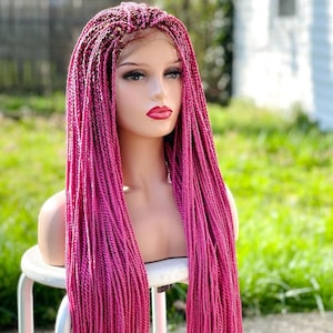 Senegalese Twists, Wig for Black Women, Braid Wigs, Twist wig, Twists Braid Wig, Lace Wig, Lace Wigs, spring twists, Senegalese, twists