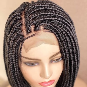 Bob Box Braided Wig: 10&quot; Short Braid Wig, 4x4 Lace Closure