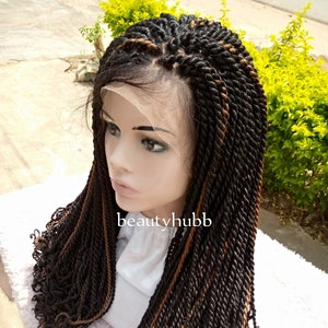 Senegalese Twists, Wig for Black Women, Braid Wigs, Twist wig, Twists Braid Wig, Lace Wig, Lace Wigs, spring twists, Senegalese, twists