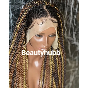 Senegalese Twists, Wig for Black Women, Braid Wigs, Twist wig, Twists Braid Wig, Lace Wig, Lace Wigs, spring twists, Senegalese, twists
