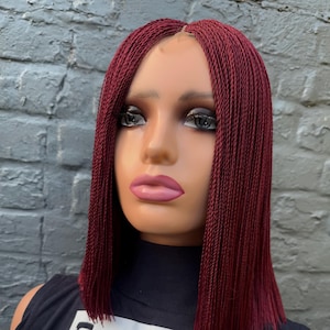 Ready to Ship wig, Micro Braids, Twist Braid Wig, Micro braid wig, Lace Wig, Lace Wigs, Ready to wear wig, Senegalese twists, Micro Twists