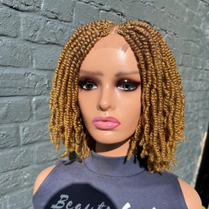 Ready to Ship wig, Soft Kinky Twist, Braided Wigs, braid wig, wig, wig for black women, Lace Wig, Lace Wigs, Ready to wear wig, micro braids