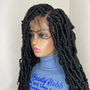 Ready to Ship wig, Messy Locs, Faux locs Dreadlock, braids wig, Full Lace Wig, Full Lace Wigs, Lace Wig, Lace Wigs, Ready to wear wig, wigs