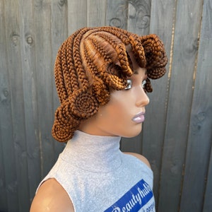 Ready to ship Koroba Cornrows African braids style wig for black women braided full lace wig Braided Wigs, braids wigs, lace wig, Box Braids