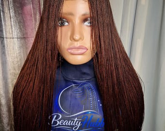 4x2 closure Nano Twists Braid Wig: Color color 33 Wig